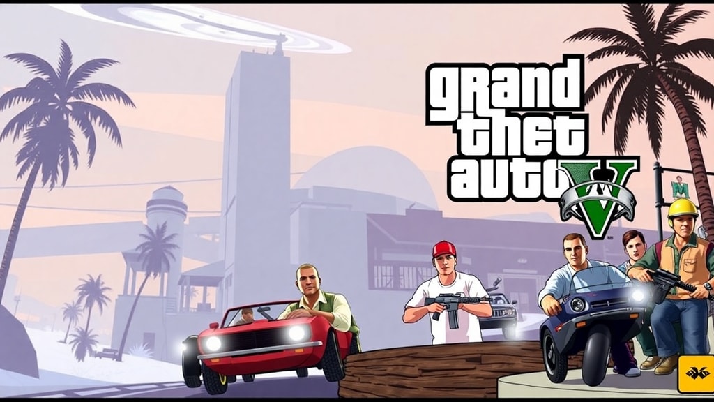 GTA6封面炸裂官宣！从马赛克到罪城鸳鸯，R星这25年封面艺术进化史